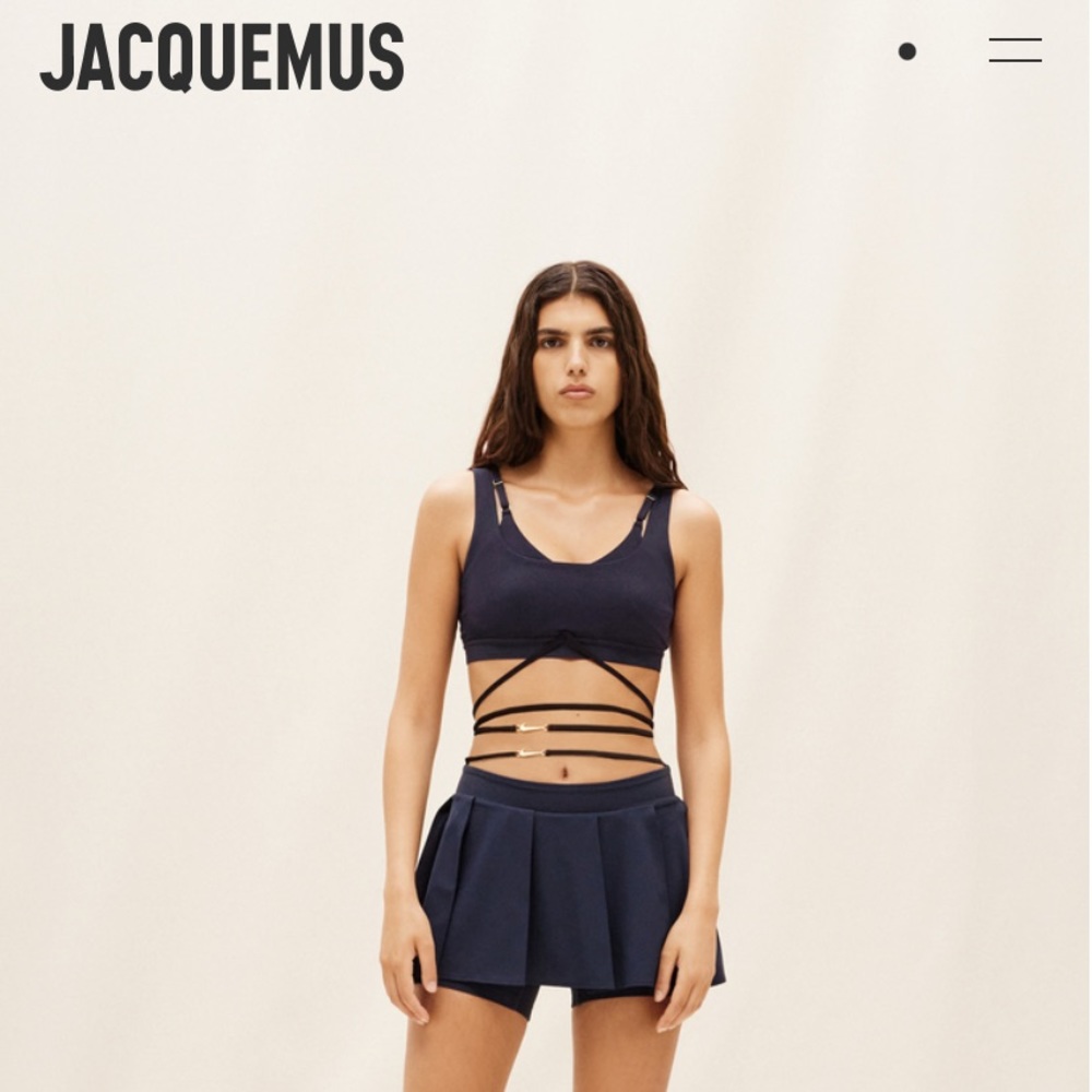 Jaquemus x Nike La Brassiere and La Jupe Skort set
